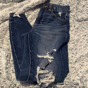 American eagle jeans they are curvy Hi-Rise jeggings. Worn only 3 times